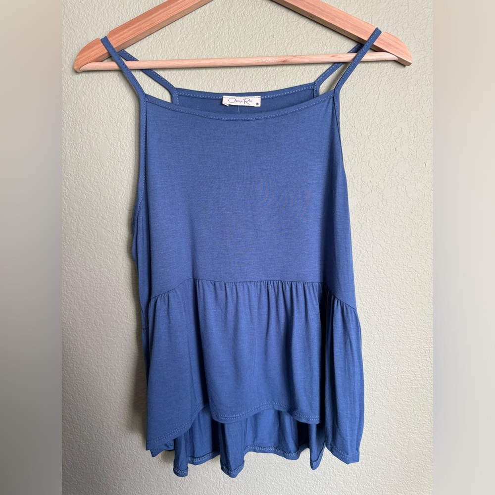 BLUE TANK TOP